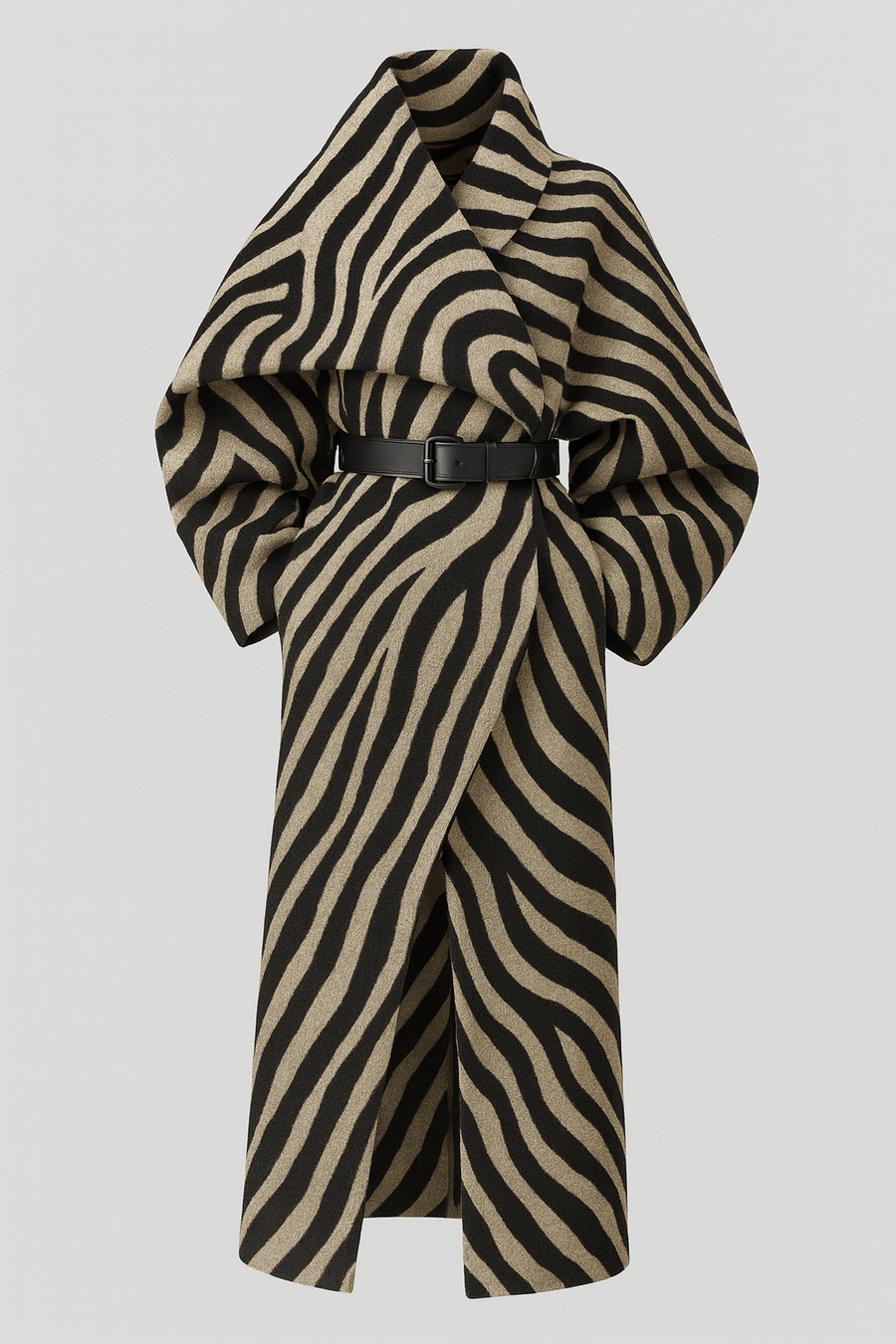 Cappotto zebrato